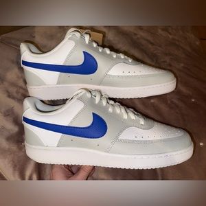 Nike Men's Court Vision Next Nature Shoes- Blue/Gray- NWT- Size 12